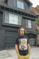  ?? Paul Kuroda / Special to The
Chronicle ?? Andrii Zamovsky, a Ukrainian immigrant, stands in front of the Manor of Being in San Francisco that he cofounded. He became the house’s medical czar as residents took on special tasks to keep the house running and its residents healthy.