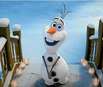  ??  ?? Although its time is already up in the US, Olaf’s Frozen Adventure will screen in front of Pixar’s Coco from this weekend.