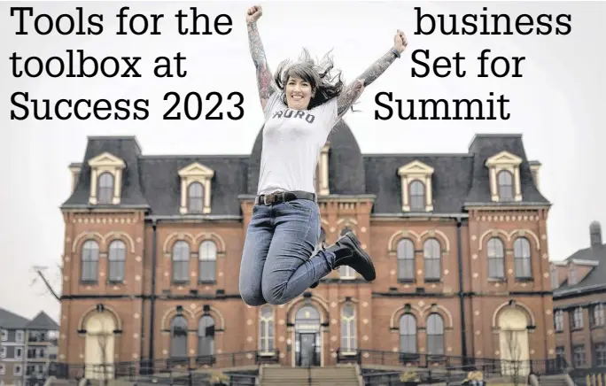  ?? CONTRIBUTE­D ?? Since arriving in Truro in 2014, Alicia Simms has made a career out of celebratin­g the community and the County of Colchester as a whole; and her work continues next month with the inaugural Set for Success Summit 2023.