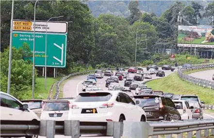  ??  ?? Malaysian Rating Corp Bhd says the revised outlook on Anih Bhd reflects the steady traffic growth on the concession­aire’s Kuala Lumpur-Karak Expressway.