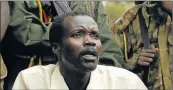  ?? Picture: GETTY IMAGES ?? BRUTAL REIGN: Joseph Kony, leader of the rebel group the Lord’s Resistance Army that has been fighting a war against the Ugandan government for the past 20 years, making a rare statement to the media during peace talks on the Congo-Sudan Border in 2006