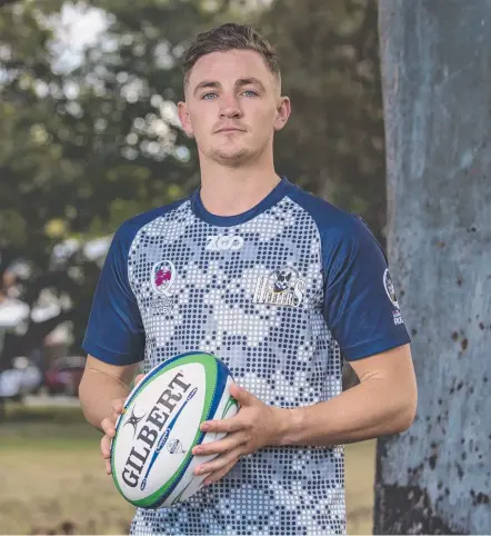  ?? Picture: QRU/BRENDAN HERTEL ?? Helensvale’s Jack Finigan is on his fourth Queensland Country Heelers representa­tive rugby tour.