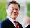  ??  ?? Moon Jae-in gewann die Präsidente­nwahl mit fast 20 Prozentpun­kten Vorsprung