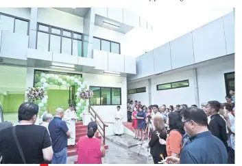  ??  ?? Blessing and inaugurati­on of the new Magsige MPC Annex Bldg. last September 10, 2018, which was facilitate­d by Msgr. Paul Cuizon.