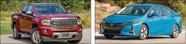  ??  ?? 2015-2019 GMC Canyon 2016-2019 Toyota Prius