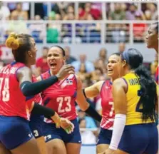  ?? PRENSA/NORCECA ?? La selección de voleibol femenino está clasificad­a a París.