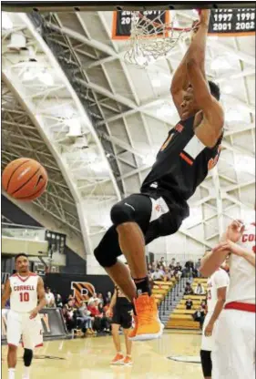  ?? JOHN BLAINE — FILE PHOTO — FOR THE TRENTONIAN ?? Princeton’s Richmond Aririguzoh had 11 points in the loss to Lehigh.