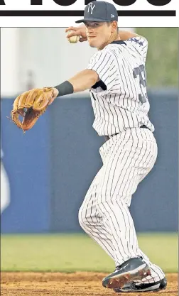  ?? AP ?? MAKING A MARK: Nick Solak, who describes himself as a “hardnosed” player, has drawn rave early reviews from the Yankees.