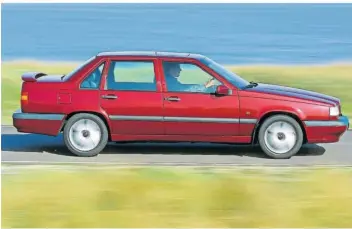  ?? FOTO: VOLVO ?? Der Volvo 850 Turbo gilt als der letzte „echte“Volvo.