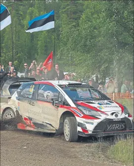  ?? FOTO: JORDI RIEROLA ?? Esapekka Lappi, líder del Rally de Finlandia tras la disputa de 13 especiales