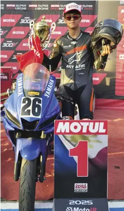 Christwil Villanueva kicks off new racing season with a bang - PressReader