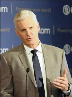  ?? I African News Agency (ANA) ?? EFFORTS to let municipali­ties buy power from IPPs will be supported by operationa­l changes announced by Eskom chief executive André de Ruyter, which include separating the utility into three divisions.