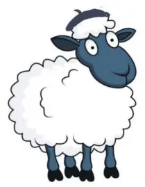  ??  ?? Sheppy the Francophil­e Sheep, the new logo of the Shepshed and district twinning associatio­n.