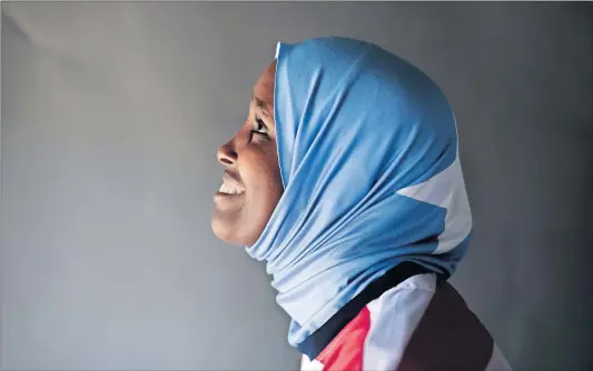  ?? [JOSHUA A. BICKEL/DISPATCH] ?? Sowdo Mohamud, a Somali immigrant, came to Columbus in 2012 and became an American citizen in 2018.