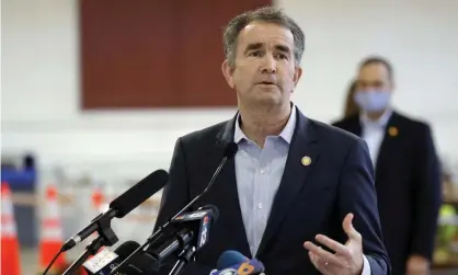  ?? Photograph: Dean Hoffmeyer/AP ?? Virginia’s Democratic governor, Ralph Northam, in Richmond on 21 January. When he signs the measure into law it will make Virginia the 23rd state to stop executions.