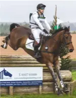  ??  ?? Faultless: Harry Mutch takes third by 0.1 of a penalty in the CIC2*, riding HD Bronze