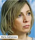  ?? ?? Maria Zakharova