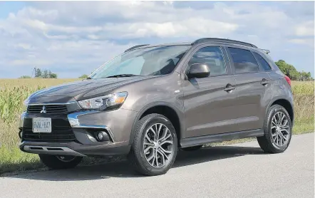 ?? — PETER BLEAKNEY/DRIVING.CA ?? The Mitsubishi RVR 2.4 SE 4WD Limited feels almost old school in its simplicity and toughness, but overall it’s easy driving makes you think it could run to the ends of the earth.