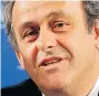  ??  ?? Michel Platini