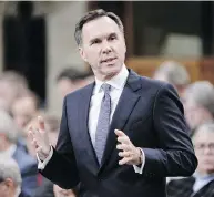  ?? THE CANADIAN PRESS/FILES ?? Finance Minister Bill Morneau’s fall update will likely focus on making the nation’s economy more competitiv­e.