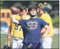  ?? TIM PHILLIS — FOR THE NEWSHERALD ?? Mason Sullivan, a two-time All-Ohioan, and the Kirtland Hornets will play at Lake Catholic on Aug. 28.