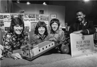  ??  ?? Noakes (third from left) on set in 1971 (Getty)