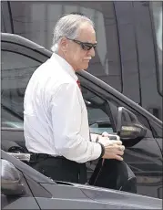  ?? John RAwlston/ChAttAnoog­A times FRee PRess ?? Robert Doggart arrives for his arraignmen­t July 13 in Chattanoog­a. his trial was delayed from sept. 21 to Jan. 19. Doggart is accused of planning to attack a mosque in new York.