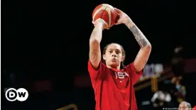  ?? ?? Brittney Griner is being held on drug charges in a Russian prison at present