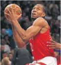  ?? ELSA/GETTY IMAGES FILE PHOTO ?? Kawhi Leonard played in the 2016 NBA all-star game in Toronto, where he lobbied for better wheels.