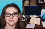  ??  ?? An FBI agent said Riley June Williams was seen near the office of House speaker Nancy Pelosi.