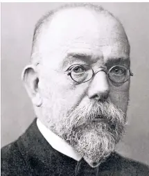  ?? FOTO: WDR ?? Der Nobelpreis­träger und Mediziner Robert Koch.