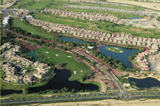  ?? David Cannon / Getty Images; Courtesy Dubai Creek; Christophe­r Pike / The National ?? Above, in built-up areas golf courses can act as corridors for wildlife to connect with the countrysid­e. Left, Matthew Perry, head of course maintenanc­e at the Dubai Creek golf course. Right, Mark Tupling, head of agronomy at Jumeirah Golf Estates in...