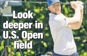  ?? ?? TAKE A BITE: Despite disappoint­ment at the PGA Championsh­ip, strong approach play and positive results at courses similar to The Country Club in Brookline, Mass., should give Daniel Berger (50-1 at BetMGM) a fighting chance to win the U.S. Open.