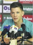  ??  ?? Tim Paine was pleased with his side’s efforts in the first Test