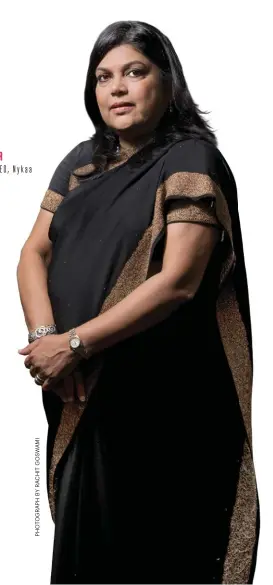  ??  ?? FALGUNI NAYAR Founder and CEO, Nykaa