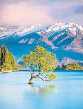  ??  ?? Lago Wanaka, paisaje idílico neozelandé­s