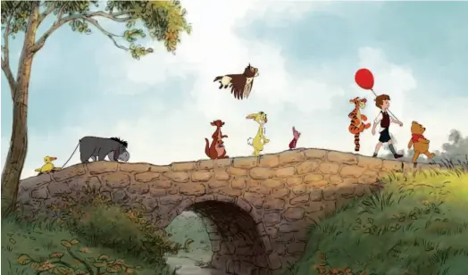  ?? Disney 1977 ?? “The Many Adventures of Winnie the Pooh” (1977) brought A.A. Milne’s beloved characters to a wider audience.