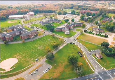  ?? Newtown Police Department ?? An overhead image of Newtown’s Fairfield Hills campus.