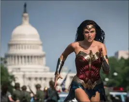  ?? PHOTOS BY CLAY ENOS — WARNER BROS. ?? Gal Gadot stars in “Wonder Woman 1984.”