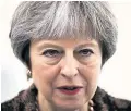  ??  ?? DEFEAT Result is blow to PM May
