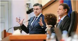  ?? ?? Andrej Plenković: Teška je sramota oko obuke ukrajinski­h vojnika