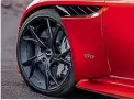  ??  ?? CHASSIS DBS’S track is 10mm wider than DB11’S, while 21-inch alloys wear new, bespoke Pirelli P Zero tyres. Carbon-ceramic brakes are standard