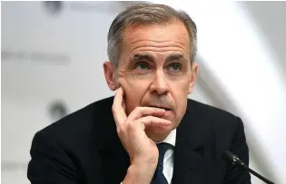  ??  ?? EMERGENCY ACTION: Mark Carney tried to counter economic shock from virus