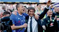  ?? AP ?? Conte guided Chelsea to the title in his first season last year. —