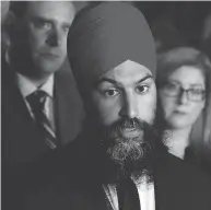  ?? PATRICK DOYLE / THE CANADIAN PRESS FILES ?? “I take these allegation­s very seriously and I will be appointing an independen­t investigat­or to conduct a fair and full examinatio­n,” NDP Leader Jagmeet Singh said.
