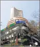  ??  ?? The BSE Sensex fell 937.66 points, or 1.94%, to 47,409.93.