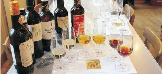  ?? POSTMEDIA NEWS FILES ?? The complex family of xeres: flor, fino, amontillad­o, palomino and palo cortado.