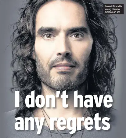  ??  ?? Russell Brand is loving his new outlook on life