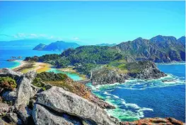  ?? ARCHIVO ?? Panorámica de las Islas Cíes a vista de pájaro, en Galicia