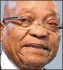  ??  ?? JACOB ZUMA